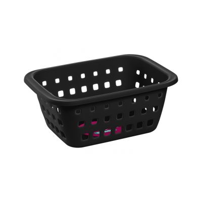 Cesto Organizador 1,4l Plastico Preto Ordene Or52010