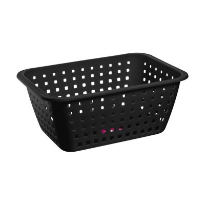 Cesto Organizador 14l Plastico Preto Ordene Or52610