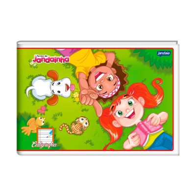 Caderno Caligrafia Brochura Capa Dura 1/4 40fls Jandaia