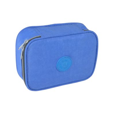 Estojo Escolar Grande C/ Divisoria Azul P100 Ac Bag