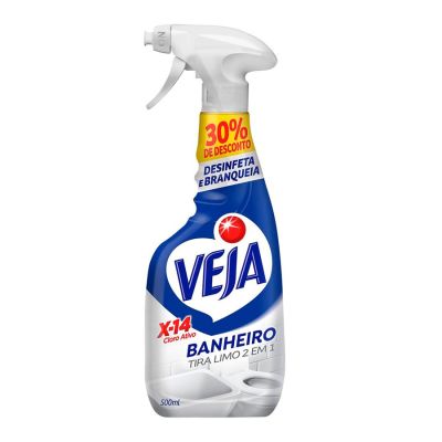 Limpador Banheiro 500ml Veja X14 Tira Limo Spray Embalagem Promocional