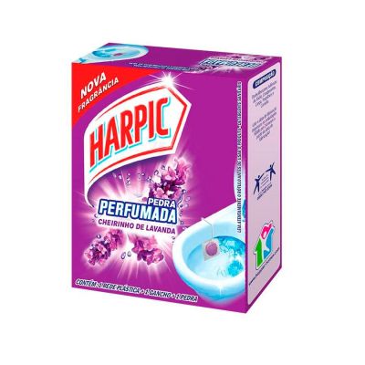 Pedra Sanitaria Lavanda 25g Harpic Embalagem Promocional