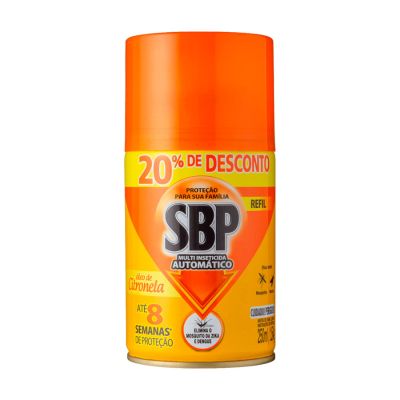 Refil Inseticida Liquido 45 Noites Citronela 250ml Sbp