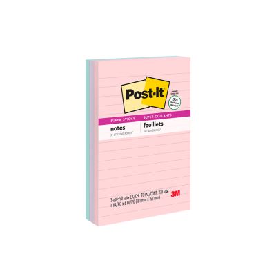 Post-it Colecao Para Viajar Pautado 270 Folhas 101 X 152 3m