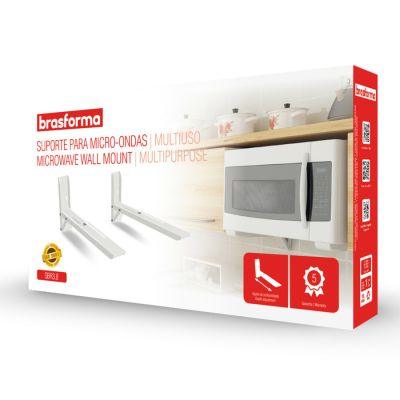 Suporte P/ Forno Micro-ondas Sbr 3.8 Branco Brasforma