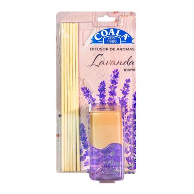 Difusor De Aromas Com Varetas Lavanda 100ml Coala