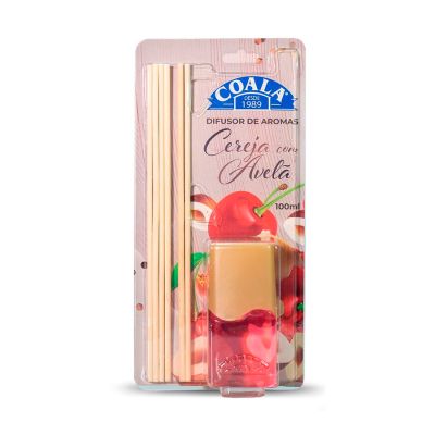 Difusor De Aromas Com Varetas Cereja Avela 100ml Coala