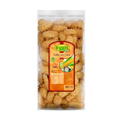 Biscoito Fuba C/ Coco 500g D'anita