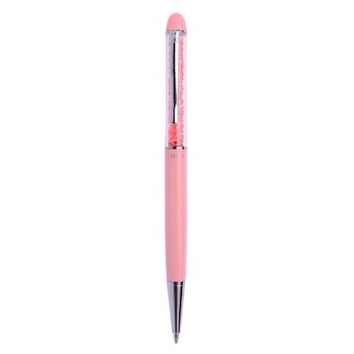 Caneta Esferografica Luxo Cristal Rosa Di10044f Crown