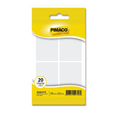 Etiqueta Adesiva Multiuso Lacre Q3853 38,0x53 C/20 Pimaco