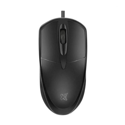 Mouse Com Fio Usb Preto Universitario Maxprint