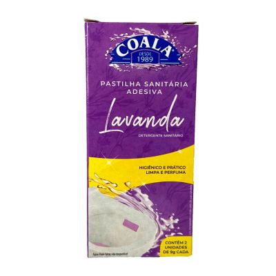 Pastilha Adesiva Sanitaria C/2 Lavanda Coala