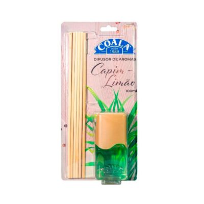 Difusor De Aromas Com Varetas Capim Limao 100ml Coala