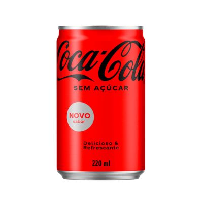 Refrigerante Coca Cola Lata Sem Acucar 220ml