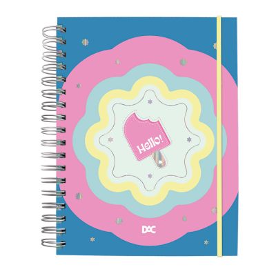 Caderno Universitario Smart 80 Fls Hello 4064 Dac