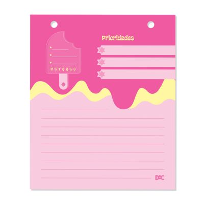 Refil Mini Caderno Argolado 80 Fls Hello 4067re Dac