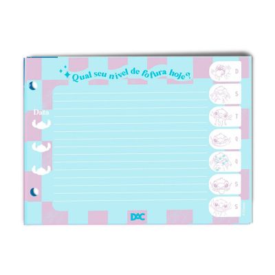 Refil Mini Caderno Argolado 80 Fls Stitch 4078re Dac