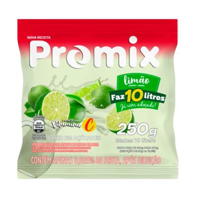 Refresco Em Po Promix Limao 250g