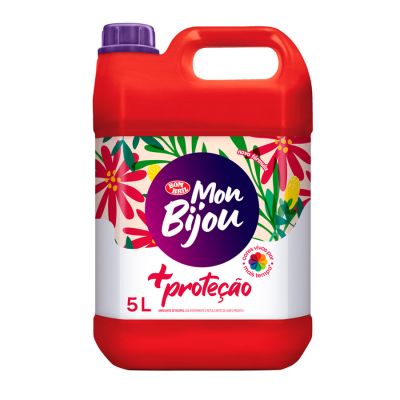Amaciante P/ Roupas Concentrado 5l Mais Protecao Mon Bijou Bombril