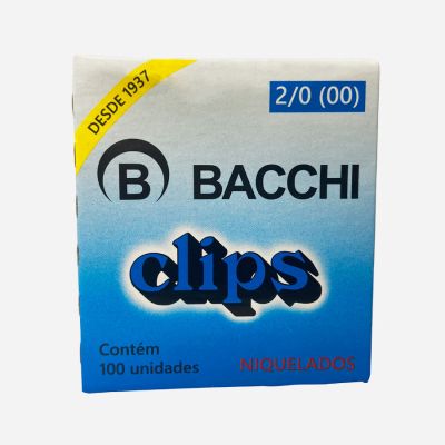 Clips N.2/0 Niquelado Cx 100 Un Bacchi