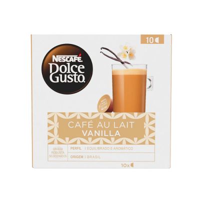 Capsula Cafe Au Lait Vanilla Dolce Gusto C/10 Unidades