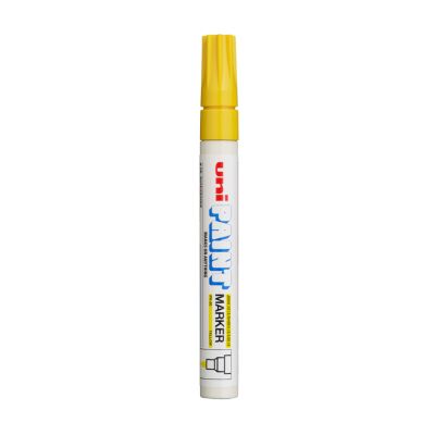 Caneta Marcador Permanente Uni Paint Marker Px-20 Amarela Uniball