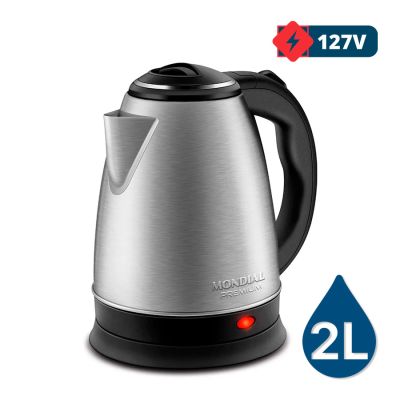 Chaleira Eletrica Premium 2l Ce-06 Inox 127v Mondial