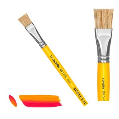 Pincel Escolar 456 Chato 14 Condor