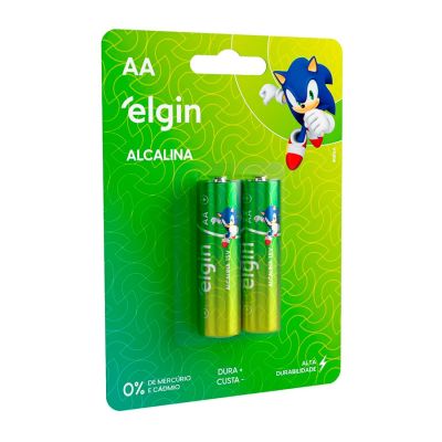 Pilha Alcalina Aa 82152 1,5v C/2 Un Elgin