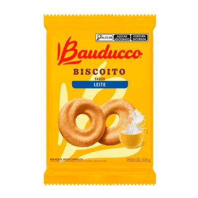 Biscoito Amanteigado Leite 335g Bauducco