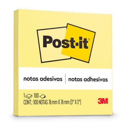 Post-it Amarelo 76 X 76 Mm 100 Folhas