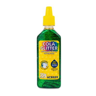 Cola Com Glitter Verde 35g Acrilex 206