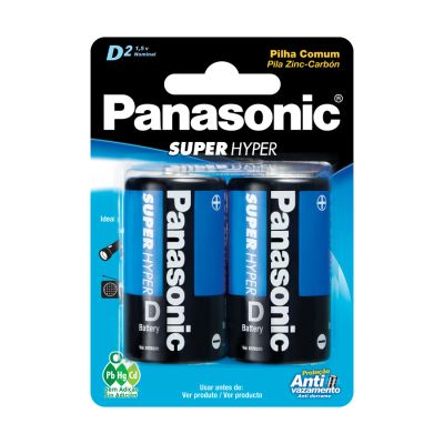 Pilha Grande Super 1shs C/ 2un Panasonic