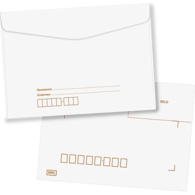 Envelope Comercial Carta 114x162 75g C/rpc 2017 Cx C/1000 Foroni