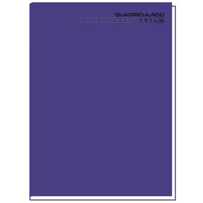 Caderno Quadriculado Brochura Capa Dura 1/4 10x10mm 96fls Tamoio