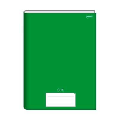 Caderno Linguagem Brochurao Capa Dura 48fls Verde Stiff Jandaia