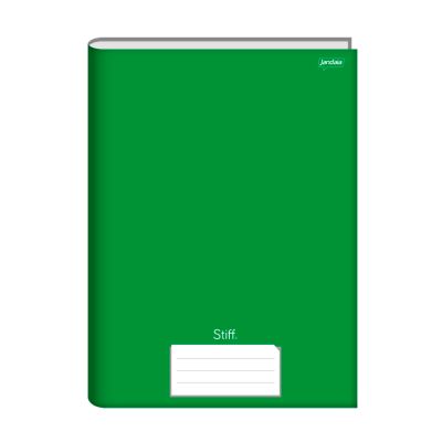 Caderno Linguagem Brochura Capa Dura 1/4 48fls Verde Stiff Jandaia