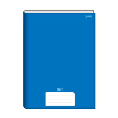 Caderno Linguagem Brochura Capa Dura 1/4 48fls Azul Stiff Jandaia