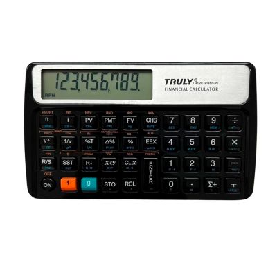 Calculadora Financeira Tr12c Platinum Rpn Algebra Truly