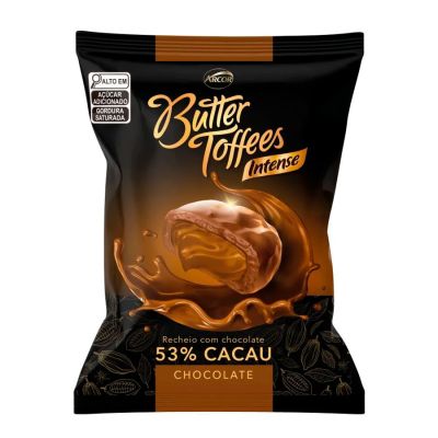 Bala Chocolate Intense 53% Cacau Butter Toffees 90g