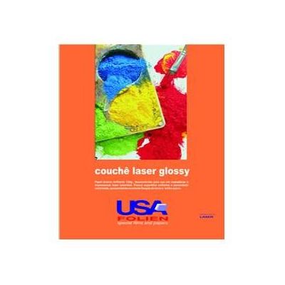 Papel Couche Laser Coated A4 120g 50fls Usa Folien