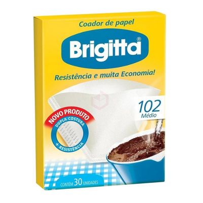 Filtro Papel P/ Cafe Brigitta 102 C/30un