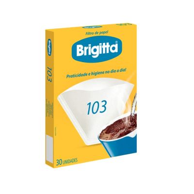 Filtro Papel P/ Cafe Brigitta 103 C/30un