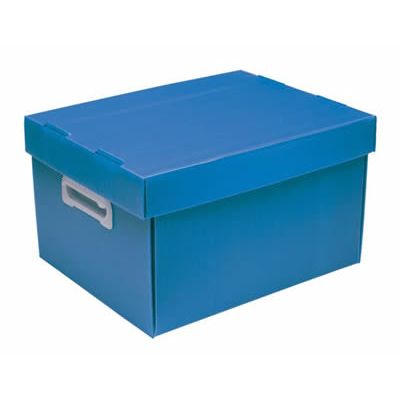 Caixa Organizadora Media Azul Fosca Best Box Polibras 022209