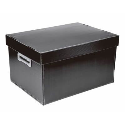 Caixa Organizadora Grande Preta Fosca Best Box Polibras 022304