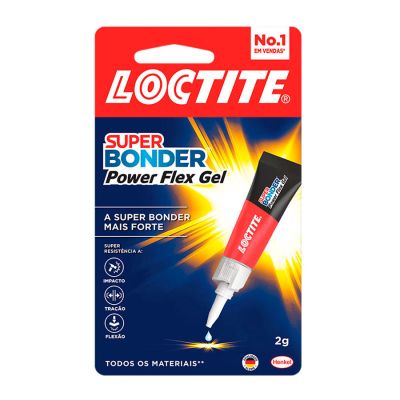 Cola Instantanea Super Bonder 2g Power Flex Gel Loctite