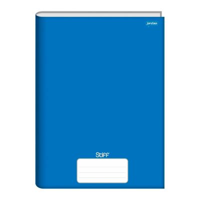 Caderno Linguagem Brochurao Capa Dura 96fls Azul Jandaia