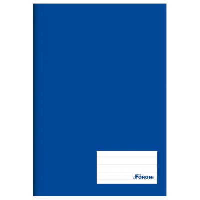 Caderno Linguagem Brochurao Capa Dura 48fls Azul Foroni