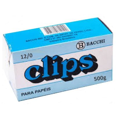 Clips N.12/0 Galvanizado Cx 105 Un Bacchi