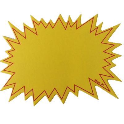 Cartaz Preco Splash 9,5 X 12,5cm - Neutro C/25 Un. Mod.07